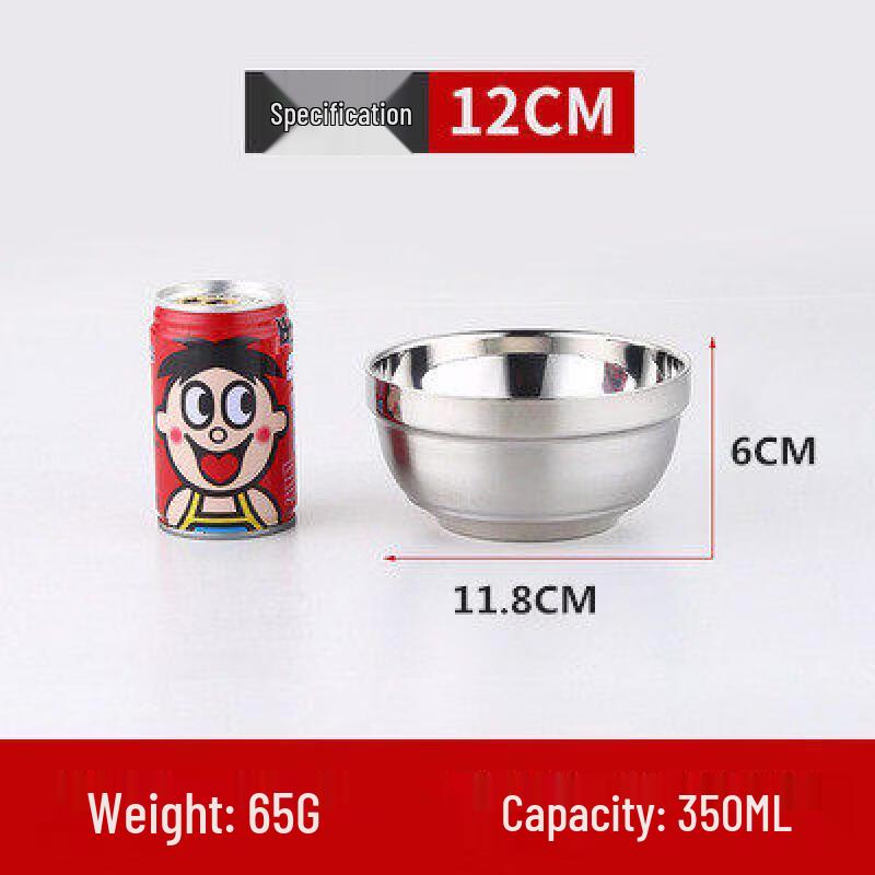 

10-Pack Double-Layer Insulated Stainless Steel Bowls