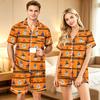 Couples Matching Halloween Pajama Set - Comfortable Sleepwear and Loungewear for Nighttime Relaxation