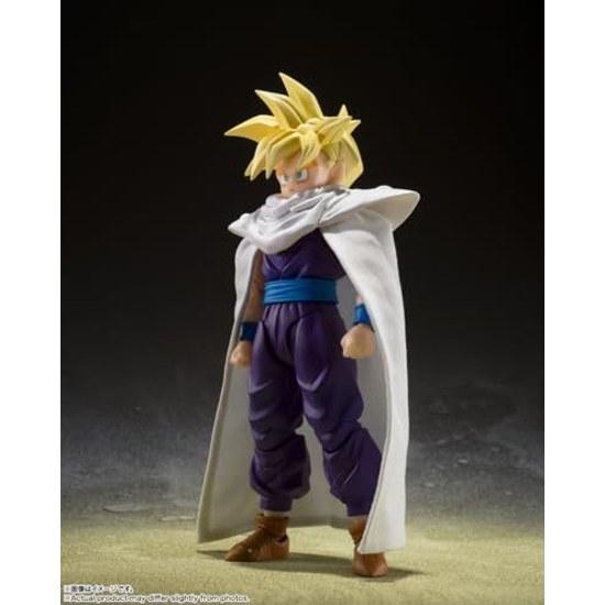 TAMASHII NATIONS S.H. Figuarts Dragon Ball Z Super Saiyan Son Gohan - Warrior Who Surpassed Goku Approximately 110mm PVC ABS Fabric Painted Action