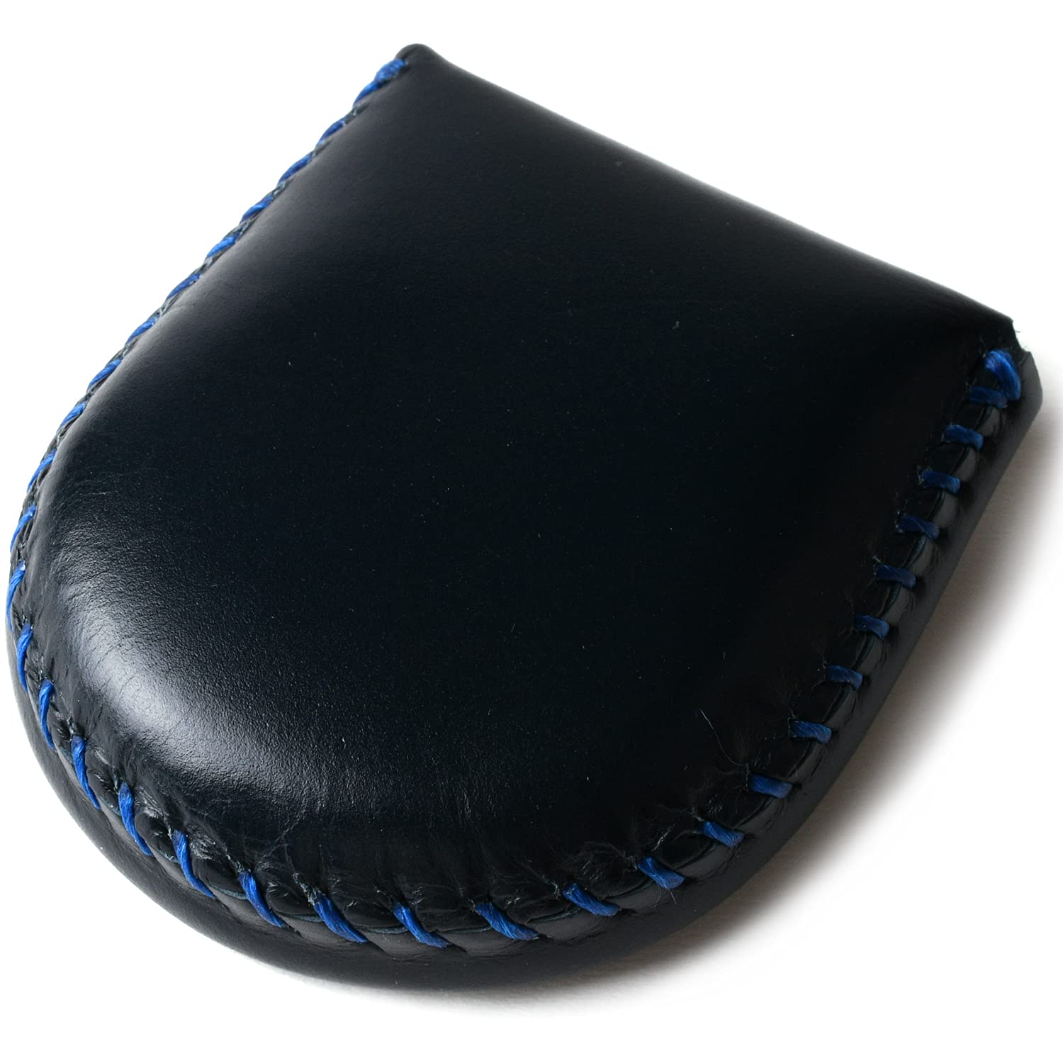 

Shitamachi Genuine leather coin coin completely easy to use [Tokyo Kobo] case, purse, handmade, hand-stitched, compact, (Navy, Medium)