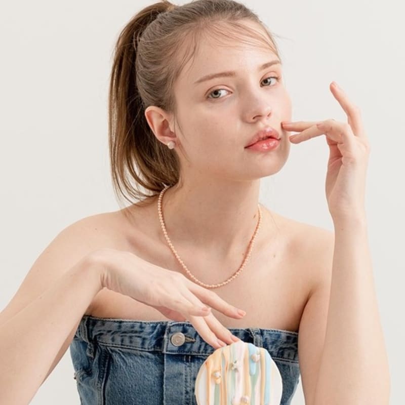 Cerabonito Stratum Bothside Pearl Earring (summer)