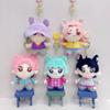 Cute Cartoon Keychain Schoolbag Pendant Doll Gift Internet Celebrity Bag Pendant Doll Plush Keychain
