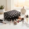Large Capacity Polka Dot Toiletry Bag Zipper Pouch Makeup Organizer Bag  Daily Use
