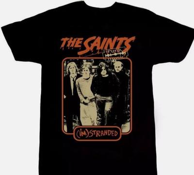 The Saints The I'm Stranded Unisex Black T-Shirt