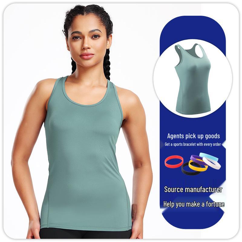 Women's Yoga Camisole - Sleeveless, Form-Fitting Sports Vest for Running and Layering