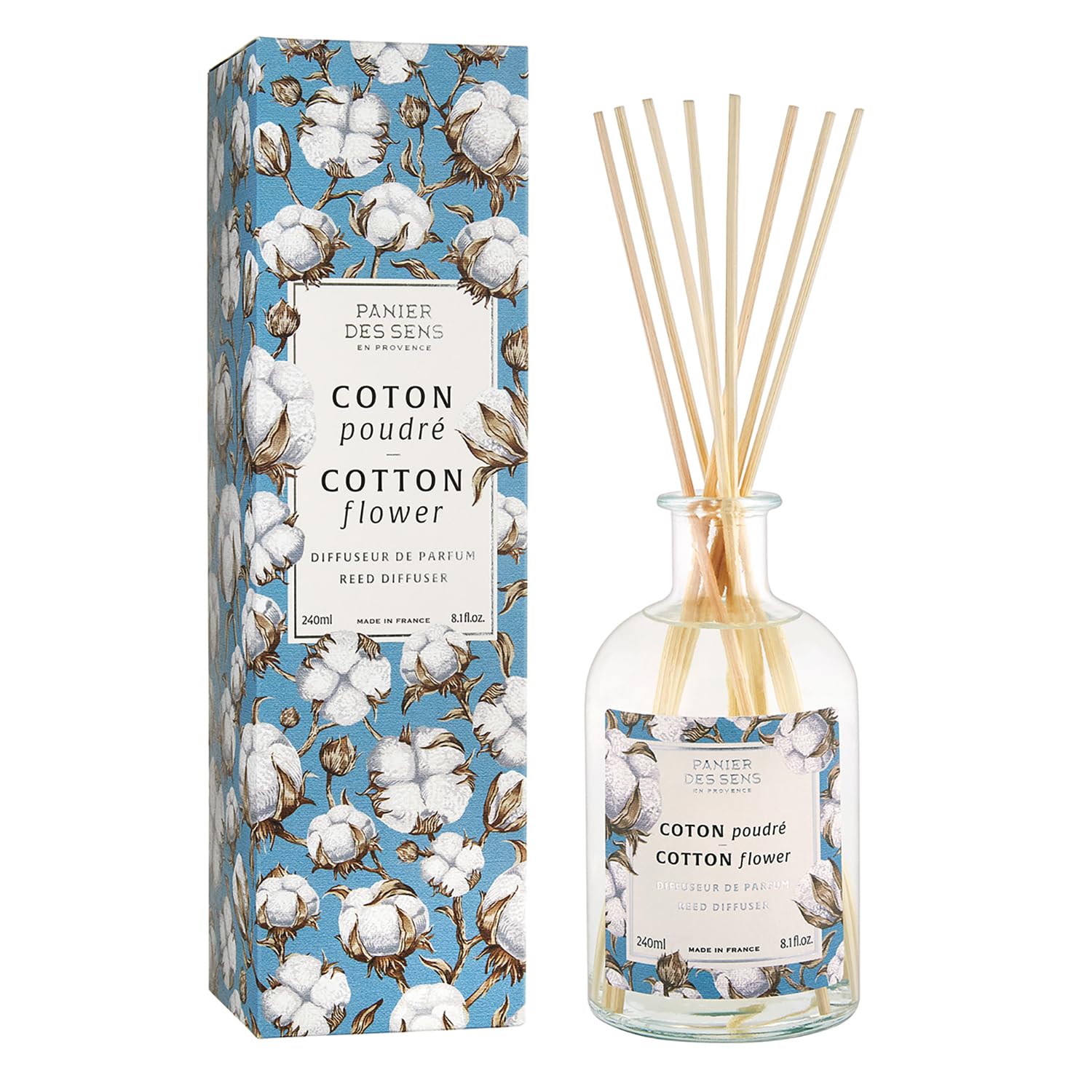 

Panierdessens Home Fragrance Diffuser, Cotton Flower Scent (Mother s Day, White Day, High-Quality Gift, New Life, Boss, Mom Friends, Graduation, Franc