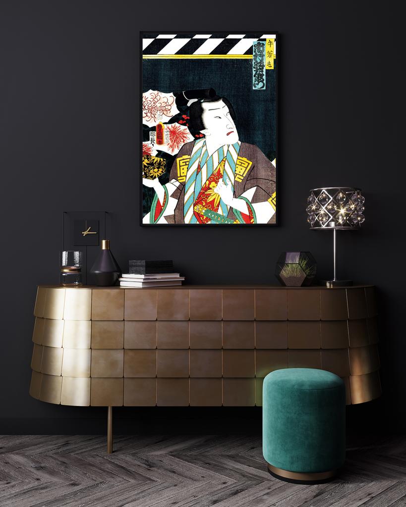 Poster Samurai Japanese Posters Japanese Style