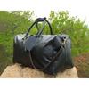 Full Grain Leather Duffle Bag Men's Travel Weekender Holdall