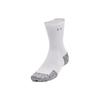 Under Armour ArmourDry Run Cushion Mid-Crew Socks 'White Grey' Unisex 1376076-100
