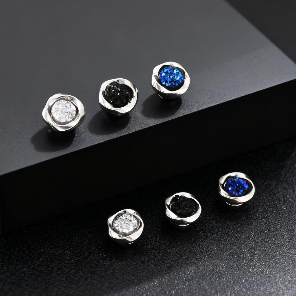 Non Piercing Magnetic Small Ear Clip for Men Women, High Quality Zircon Clip On Earrings, Fashion Jewelry Gifts