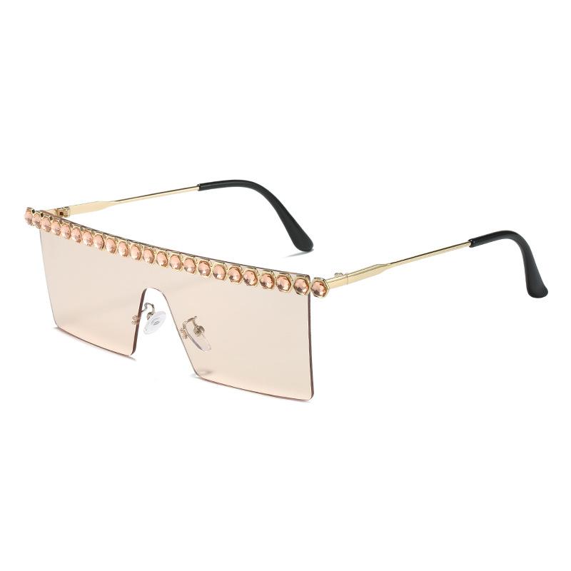 

Солнцезащитные очки, инкрустированные бриллиантами, Персонализированные авангардные уличные очки, Модные солнцезащитные очки Regular