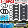 2-10 Stück Gummidichtung O-Ring Dichtung Gummidichtung 10745 10262 10255 für Intex Poolnars10747/25006 Schwimmbad Ausrüstungsteile