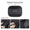 JQOZ8 Leather Seat Belt Shoulder Cover Trim Edge Three Color Anti‑Scratch For Ford Fiesta Ranger Mondeo Escape Ecosport Fusion