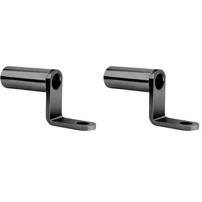 Clamp Bar Motorcycle Multi-Bar Holder Clamp Bar for Motorcycles Easy Installation Multi Holder Clamp Adapter Aluminum Set of 2 (Black)