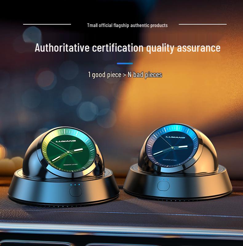 Advanced Car Aromatherapy Clock with Long-Lasting Scent - Interior Perfume Ornament