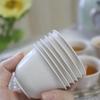 60ml Rice Husk Disposable Tea Tasting Cup - Thickened Gongfu Sip Cup