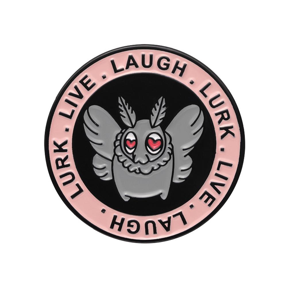 Gothic Horror Halloween Gift Lapel Pins Vampire Bat Mothman For Backpacks Punk Enamel Brooches For Briefcase Badges Accessories