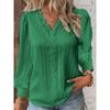 Spring Autumn Women's T-shirts Fashion Hollow Long-sleeved Women's Shirt Tops
