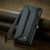 Custodia di Lusso in Pelle per Samsung S24 FE S23 Ultra S22 S21 Plus S20 S25 A16 A17 A57 A55 A35 A54 A34 S26 Tracolla con Cordino Portafoglio con Zip Slot per Carte Copertura