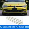 Front Upper Grille Racing Grill Molding Trim For Volkswagen VW Golf 8 MK8 Pro R     2024 Accessories Car Styling
