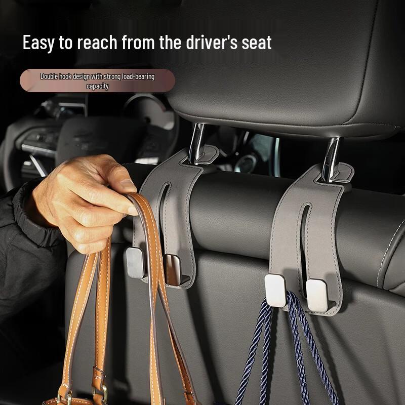 Hidden Car Seat Back Hooks