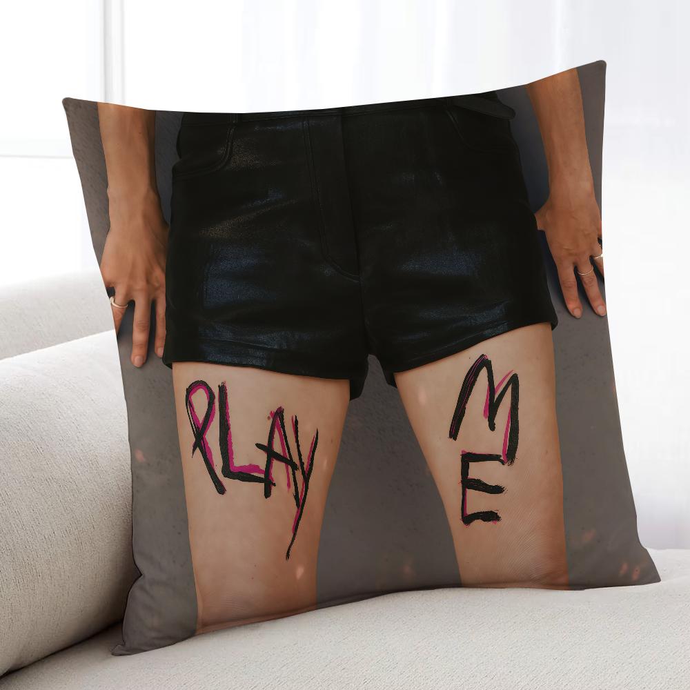 Singer KKim Gordon Play MMe Cushion Cover Home Bedding Sofa Living Room Pillowcase Simple Soft Skin Cushion Cover Party Gift