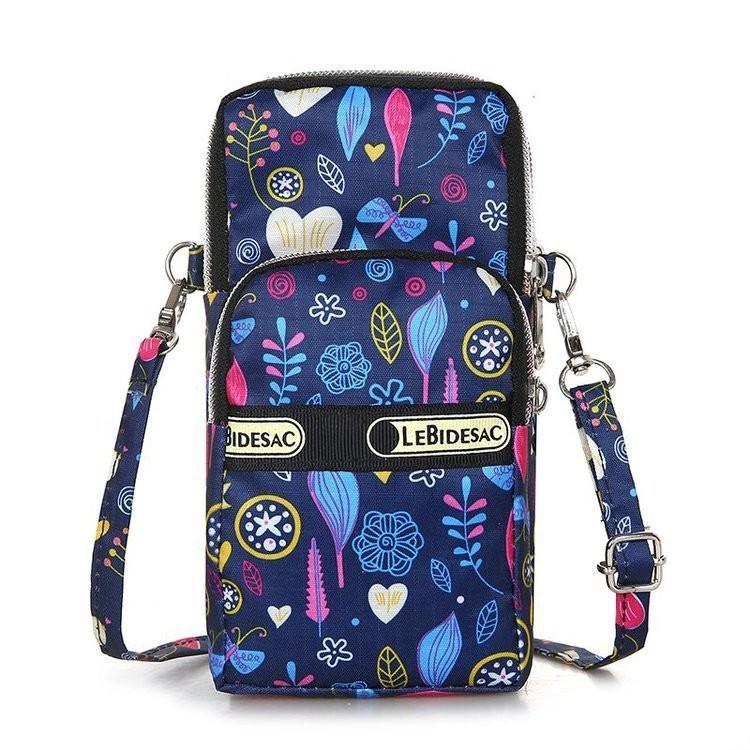 Elegant Retro Nylon Phone Pouch For Women With Eye-catching Designs And Colors