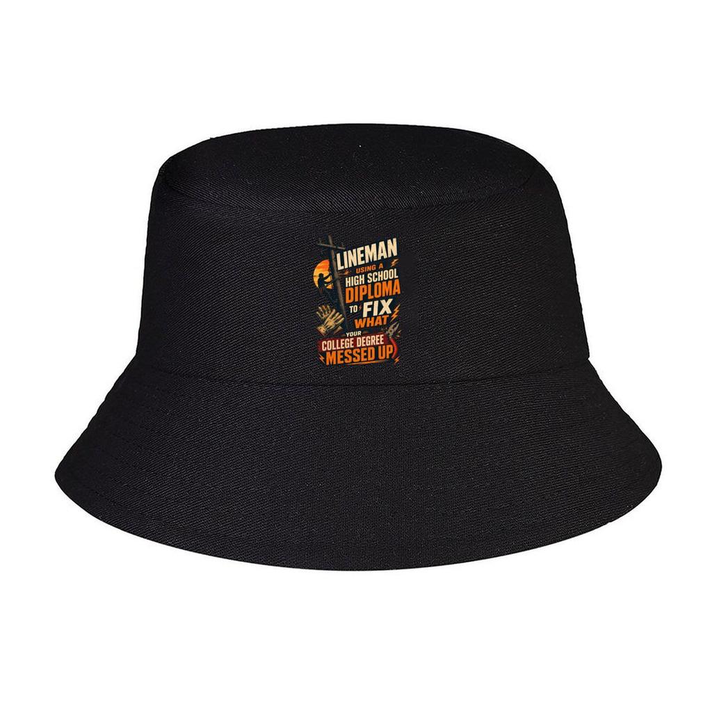 LineUnisex Diploma Career Humor Graphic FisherUnisex Hat Winter Cap