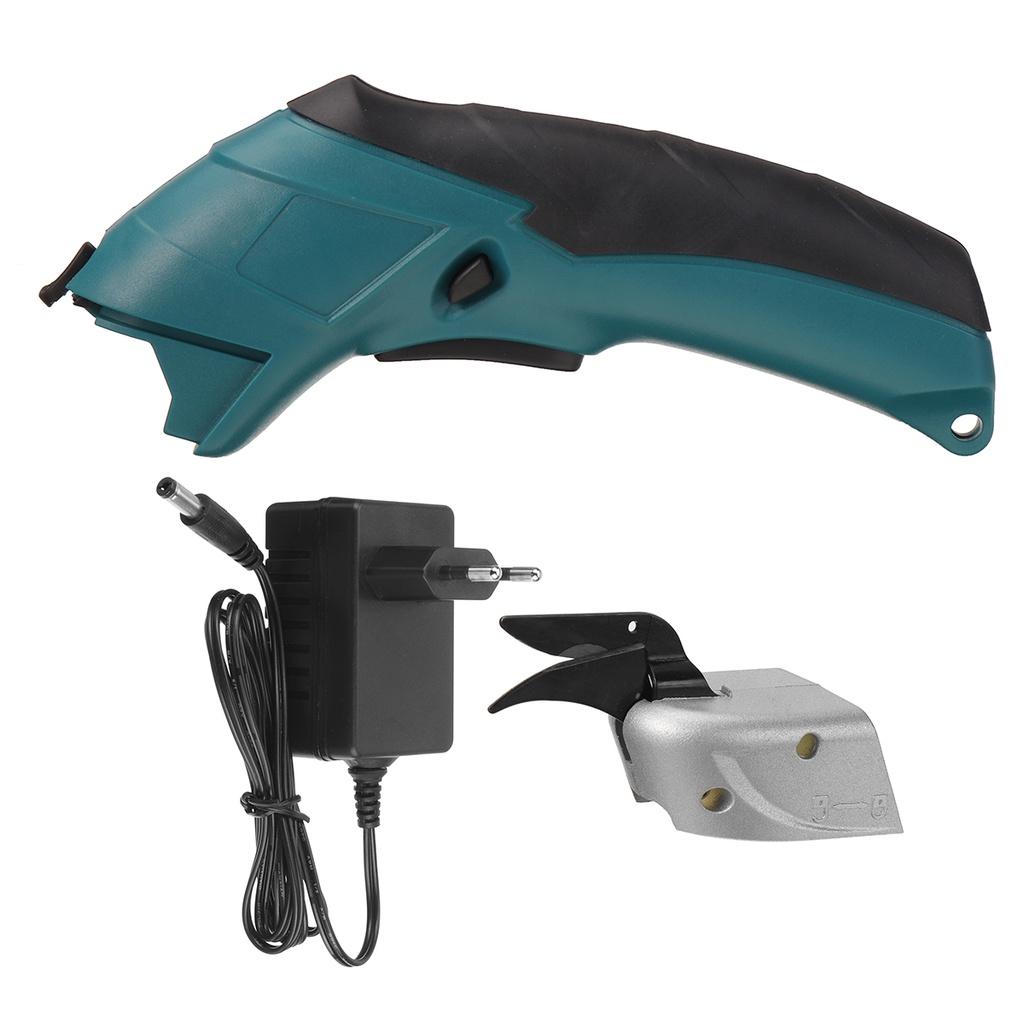 36W Fabric Electric Scissors Cordless Sewing Shear Rechargeable Wireless Battery Cutter Cloth Carpet PVC Leather Cutting Tools