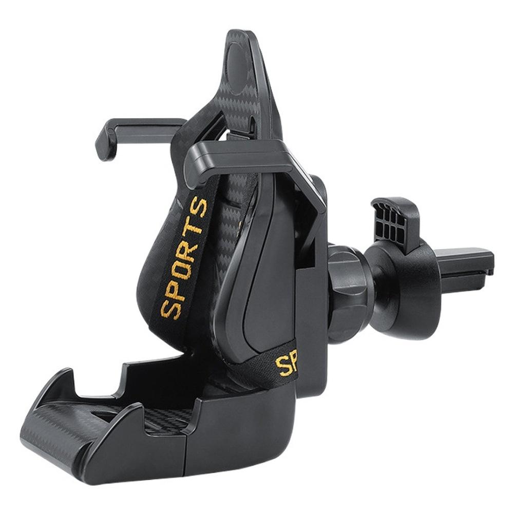 Car Air Vent Phone Holder Gravity Lock Automatic Secure Clip 360 Rotation Fits Phones up to 8 5 cm Wide with Cases