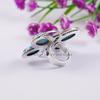 Natural Turquoise Butterfly Ring, Multi Stone Ring, 925 Sterling Silver Ring, Designer Ring, Anniversary Ring, Arizona Turquoise Ring