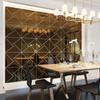 NEW 3D Square Wall Mirror Stickers Acrylic Self-Adhesive DIY Decal for TV Background Living Room Art Modern Home Decor