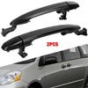 2X Door Handle For 04-10 Toyota Exterior Sienna Black Front Left Driver LH Side
