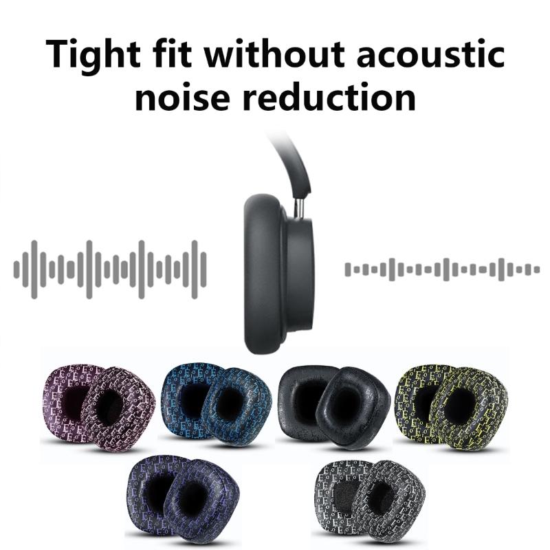 Ear Cushions for Majored 4 Headphones Soft and Comfortable Earpads Enhances Sound Easy Installation Black