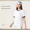 Li-Ning Fashionable Casual Versatile Breathable Comfortable Cultural Short Sleeve T-Shirt Women Tops White AHSW862-1