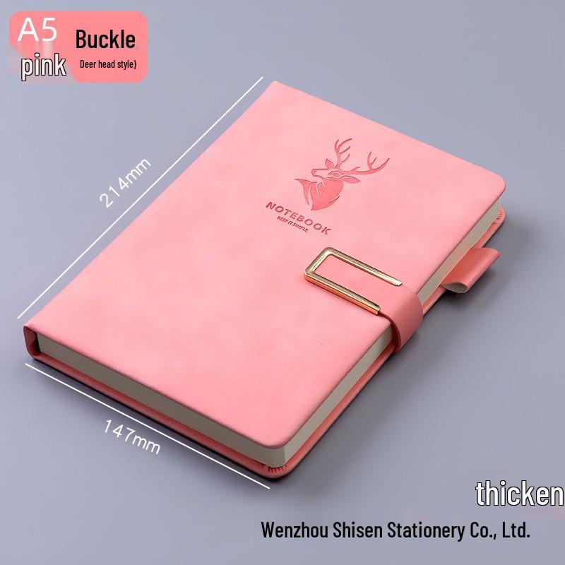 A5 Business Schnallen Notizbuch Set: Benutzerdefinierter Verdickter Notizblock mit Geschenkbox für Büromeetings