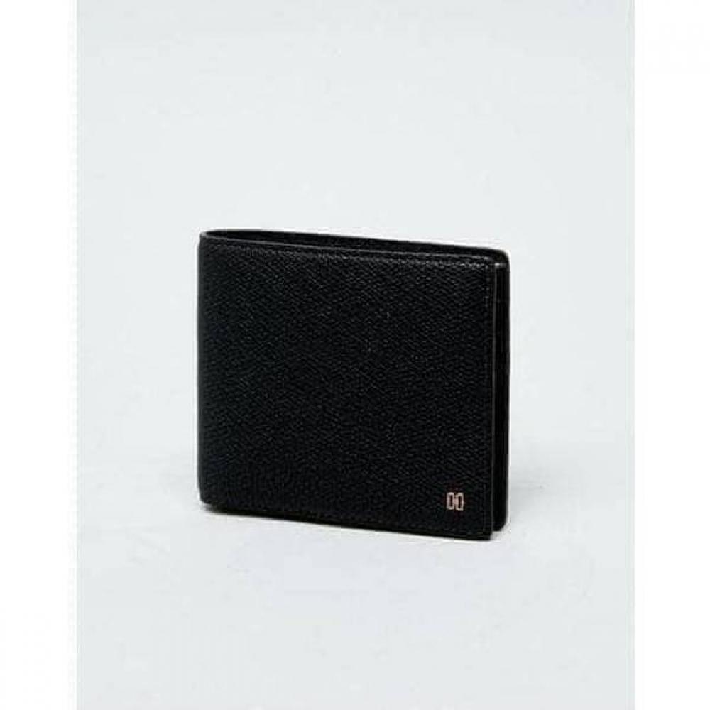Daks Black European Imported Leather Inside Check Line Wallet Dbwa6e853bk