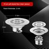 Bathroom Garage Basement Toilet Floor Drain Water Filter Cover Bathroom Accesories Deodorant 10cm Stainless Steel
