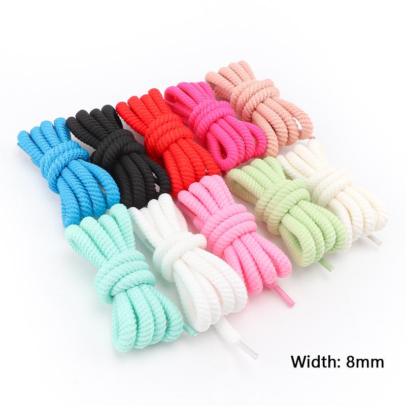 Round Shoelaces for Shoes Casual Canvas Sneakers Shoelace Boot Shoe Laces for AF1/AJ1 Shoestrings Length 100cm/120cm/140cm/160cm