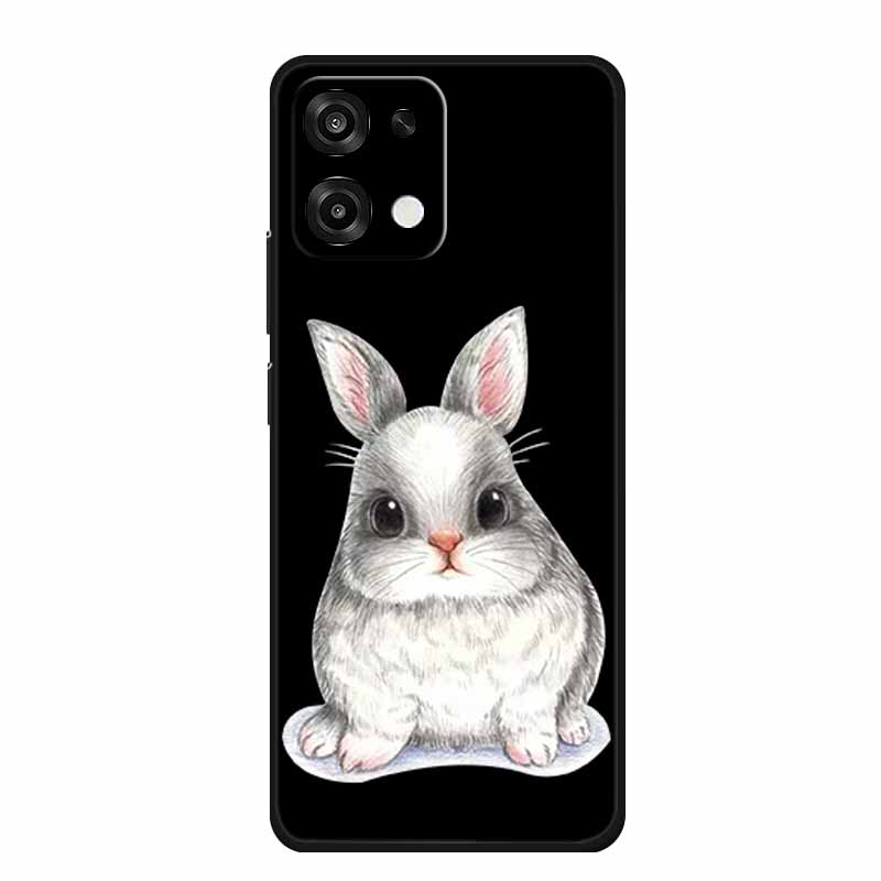 Black Silicone Case For OPPO F31 CPH2781 Case Cartoon Cat Soft Back Cover Funda Para For OPPO F31 5G Phone Case F 31 2025 Coque