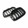 Car Front Bumper Kidney Grille Double Slat Black Racing Grill For BMW 1 Series F20 F21 2011-2014 120i 118i Car Accessories