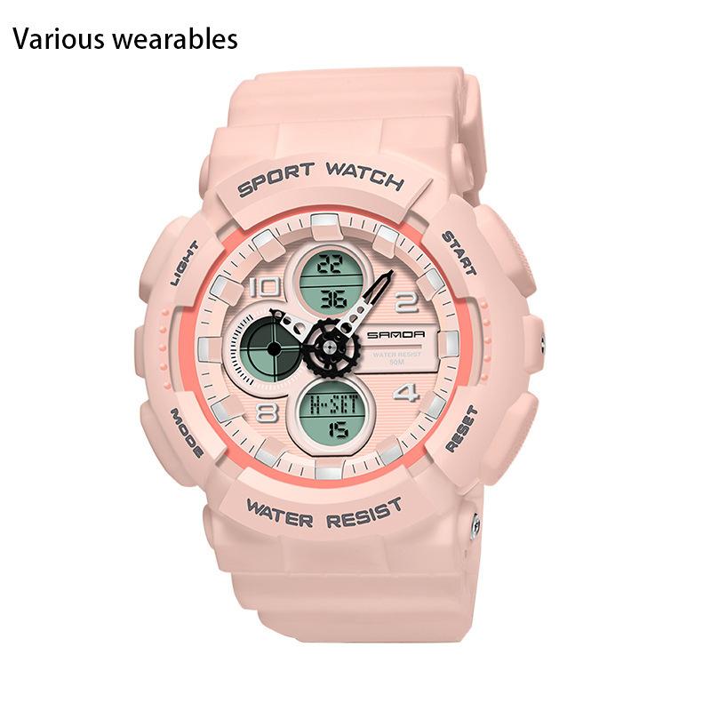 Modische Jugend Herren- und Damenuhren Outdoor Wasserdicht Leuchtend Multifunktionale Elektronische Uhr