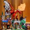 21348 Red Dragon Legend Dungeons and Dragons ancient building assembly building block toys