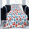 Togepi Stains Blanket, Facecloth Blanket Retro Camping AntiPilling Customizable