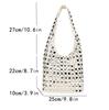 Designer Geometrische Schultertasche Für Damen Top Marke Handtasche Luxus Glänzender Nieten Handgefertigt Abend-Clutch Tasche Mode Party Portemonnaie