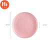 HiCeramic Round Steak Plates Beef Plate Dessert Dish Minimalist Pizza Breakfast Dish Tableware