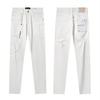 Men's Trendy Korean Style Ripped Purple Jeans - Autumn Collection