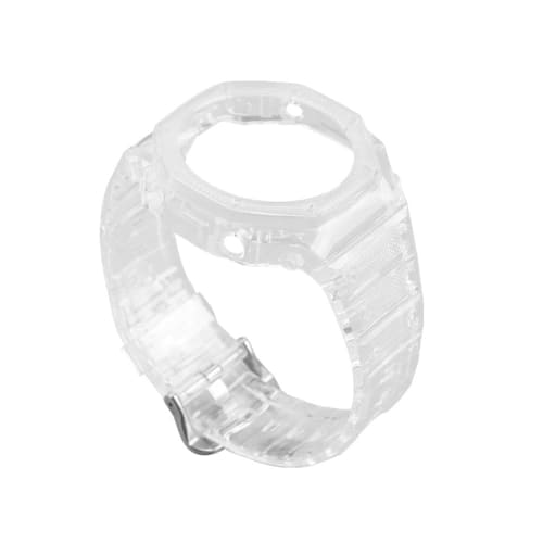 

VSHTPAQF (Маленький магазин) Корпус и ремешок для Casio G-Shock DW-6900, прозрачный безель и ремешок из ТПУ, силиконовый ремешок для мужчин и женщин, аксессуар для спортивных часов