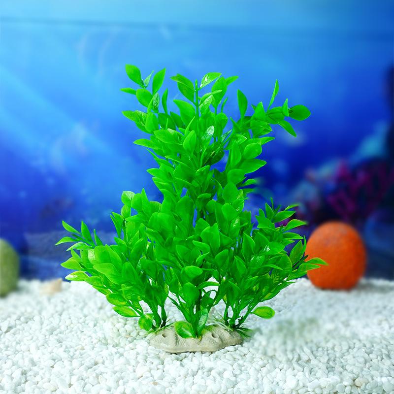 Realistic Plant Fish Tanks Decoration Artificial Plant With Base Aquariums Landscaping Decoration Accessories Underwater Plant