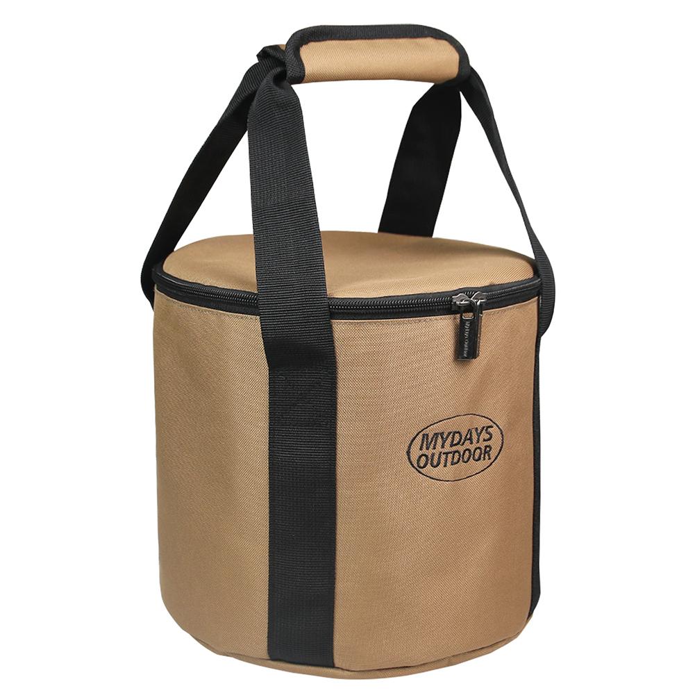 Oxford Cloth Camping Pot Storage Box Portable Waterproof Picnic Pouch Large Capacity Wear-resistant Picnic Tools Accessories